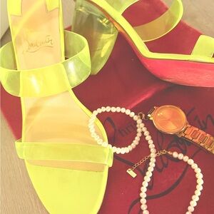 Christian Louboutin Vibrant Yellow Heels